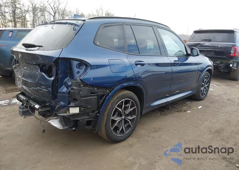 2022 BMW X3 xDrive30I from USA, damaged, VIN WBX57DP03NN174897
